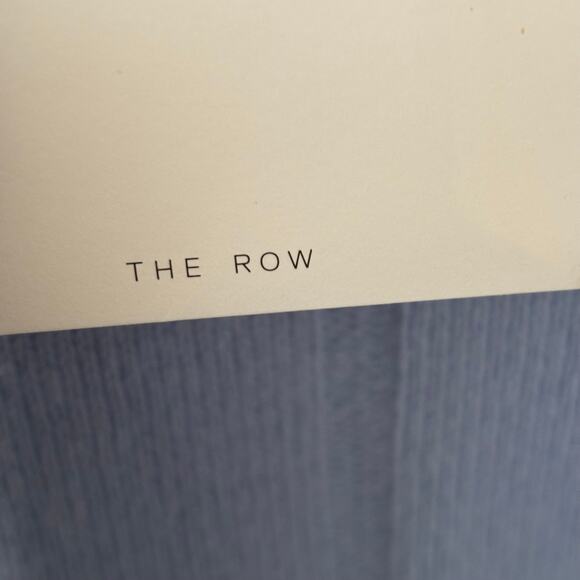 The Row Ellet Cashmere Wool Knit Crewneck Sweater Pastel Blue Size Large NWT - Picture 5 of 9